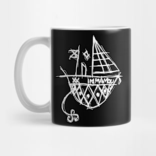 Dark and Gritty Agwe Voodoo Veve Mug